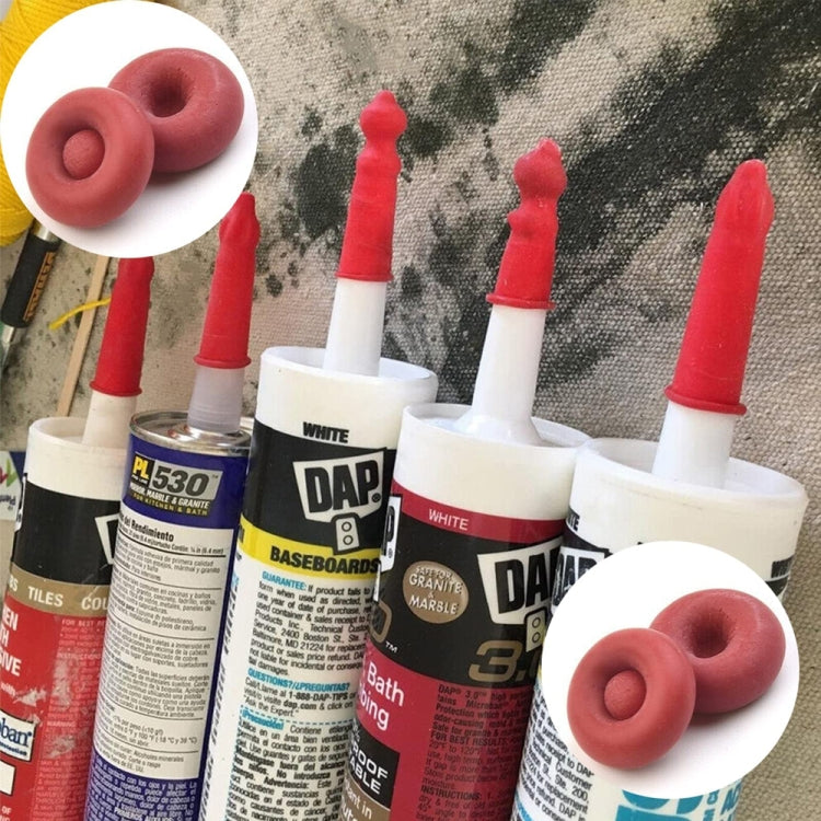 20pcs Glass Glue Nozzle Sealing Cap Leak-proof Sleeve Glass Glue Nozzle Protective Sleeve - Others by PMc TechLife | Online Shopping South Africa | PMc TechLife | Buy Now Pay Later Mobicred