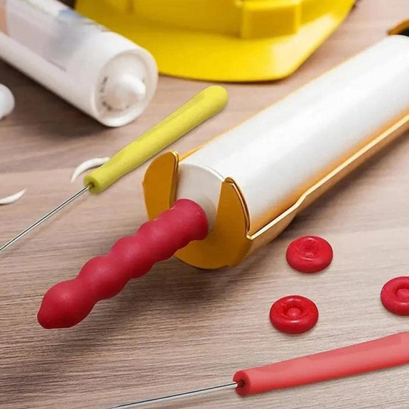 20pcs Glass Glue Nozzle Sealing Cap Leak-proof Sleeve Glass Glue Nozzle Protective Sleeve