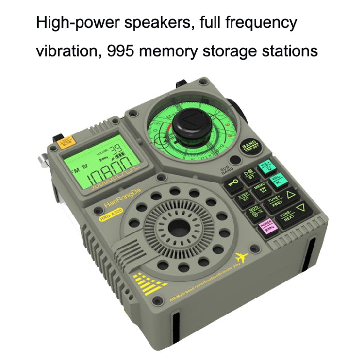 HanRongda HRD-A320 High Performance Multi-band Bluetooth Card Flashlight Lighting SOS Alert Radio - free shipping - PMC Jewellery - Order now!