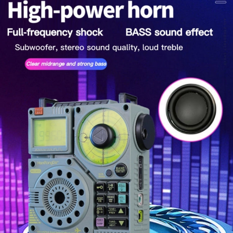 HanRongda HRD-A320 High Performance Multi-band Bluetooth Card Flashlight Lighting SOS Alert Radio - free shipping - PMC Jewellery - Order now!