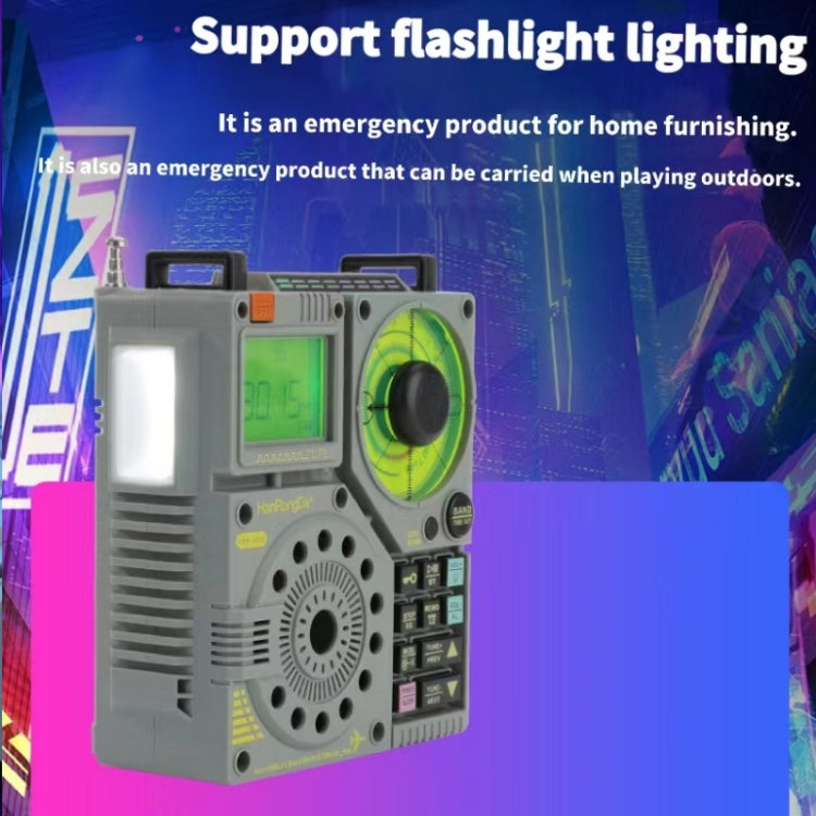 HanRongda HRD-A320 High Performance Multi-band Bluetooth Card Flashlight Lighting SOS Alert Radio - free shipping - PMC Jewellery - Order now!