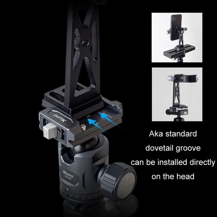 XILETU Metal Swivel Cold Shoe Mobile Phone Clip Photography Fixed Tripod - Other Accessories by XILETU | Online Shopping South Africa | PMC Jewellery | Buy Now Pay Later Mobicred