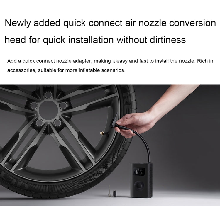 Xiaomi Mijia Portable Universal Car Air Pump Bicycle Tire Pump Electric Air Compressor(Air Pump 2) - Inflatable Pump by Xiaomi Mijia | Online Shopping South Africa | PMC TechLife
