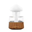CH08 450ml Rain Humidifier Mushroom Cloud Colorful Night Lamp Aromatherapy Machine, Style: Without Remote Controller(Light Wood Grain) - free shipping - PMC TechLife - Order now!