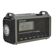 HanRongda HRD-905 Solar Charging LED Lighting Generation Disaster Prevention Emergency Full Band Radio(Army Green)
