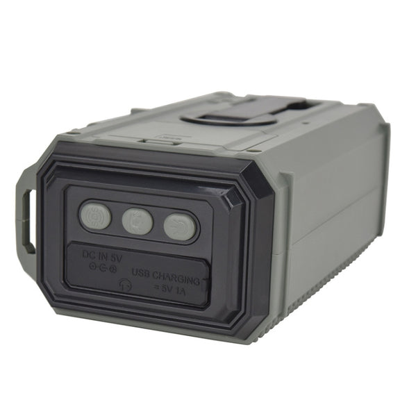 HanRongda HRD-905 Solar Charging LED Lighting Generation Disaster Prevention Emergency Full Band Radio(Army Green)