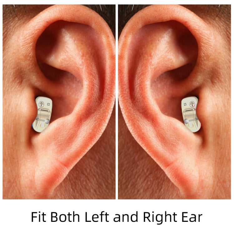 AN127 Invisible In-Ear Hearing Aid Sound Amplifier For The Elderly And Hearing Impaired(Blue Left Ear)
