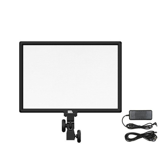 Pixel P50 Dual Color Temperature Flat Panel Fill Light 45W Soft Outdoor Shooting Fill Light For Straight Photography(Lamp+UK Plug Adapter)
