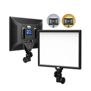 Pixel P50 Dual Color Temperature Flat Panel Fill Light 45W Soft Outdoor Shooting Fill Light For Straight Photography(Lamp+AU Plug Adapter)