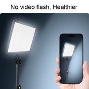 Pixel P50 Dual Color Temperature Flat Panel Fill Light 45W Soft Outdoor Shooting Fill Light For Straight Photography(Lamp+EU Plug Adapter)