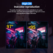 Pixel P80 60W 2600-10000K 542 LEDs Photography Fill Light Support Mobile APP Remote Control,UK Plug