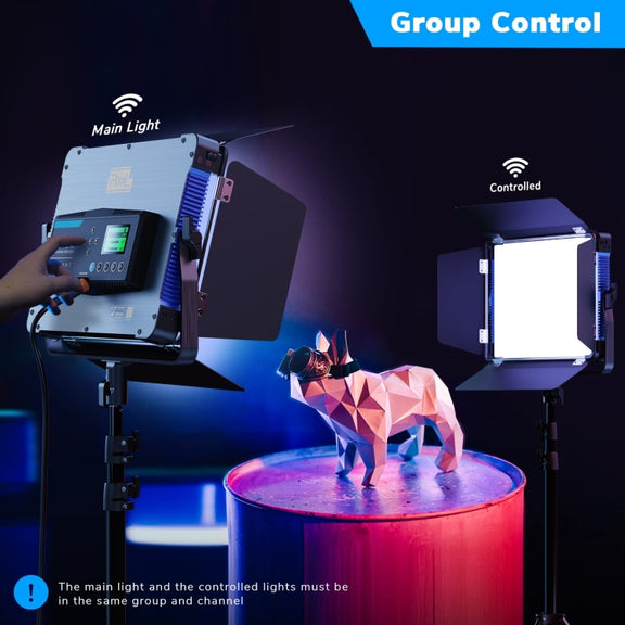 Pixel P80 60W 2600-10000K 542 LEDs Photography Fill Light Support Mobile APP Remote Control,UK Plug