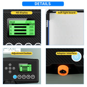 Pixel P80 60W 2600-10000K 542 LEDs Photography Fill Light Support Mobile APP Remote Control���AU Plug