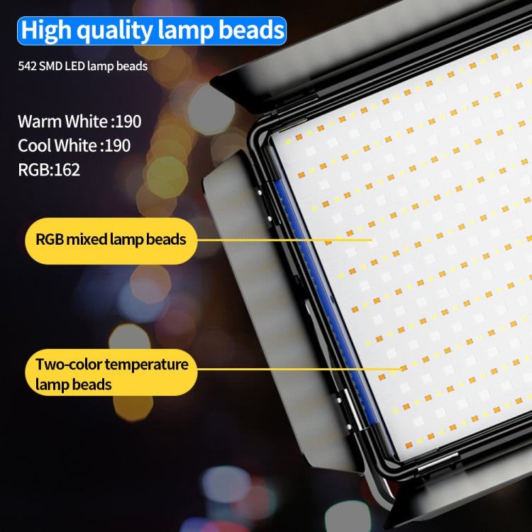 Pixel P80 60W 2600-10000K 542 LEDs Photography Fill Light Support Mobile APP Remote Control���AU Plug