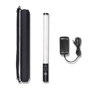 Pixel S24 RGB Fill Light Rod Handheld Portable Color Icelet Outdoor Videos Live Broadcast Studio Camera Stick Lamp(Standard Set+US Plug Adapter)