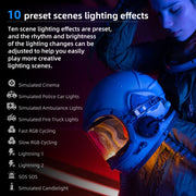 Pixel S24 RGB Fill Light Rod Handheld Portable Color Icelet Outdoor Videos Live Broadcast Studio Camera Stick Lamp(Standard Set+US Plug Adapter)