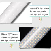 Pixel S24 RGB Fill Light Rod Handheld Portable Color Icelet Outdoor Videos Live Broadcast Studio Camera Stick Lamp(Standard Set+US Plug Adapter)