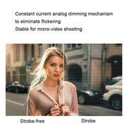 Pixel S24 RGB Fill Light Rod Handheld Portable Color Icelet Outdoor Videos Live Broadcast Studio Camera Stick Lamp(Standard Set+US Plug Adapter)