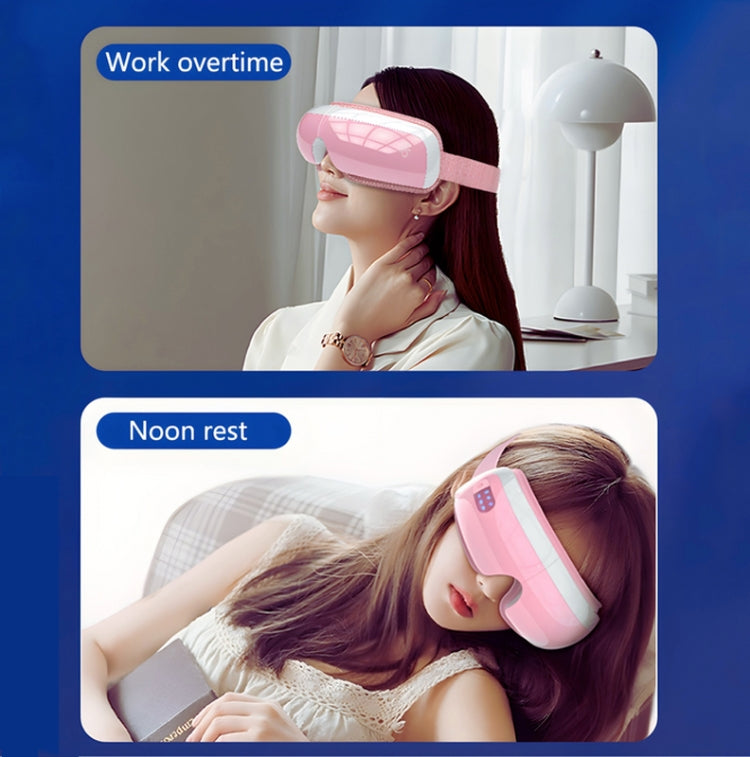 E5 Plus 26 Points Intelligent Eye Massager Adjustable Airbag Hot Compress Eye Protection Device(Pink) - free shipping - PMC TechLife - Order now!