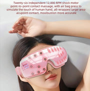 E5 Plus 26 Points Intelligent Eye Massager Adjustable Airbag Hot Compress Eye Protection Device(Black)