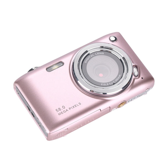 2.88 Inch IPS Screen HD Digital Camera 16X Zoom Portable CCD Camera(Champagne Gold)