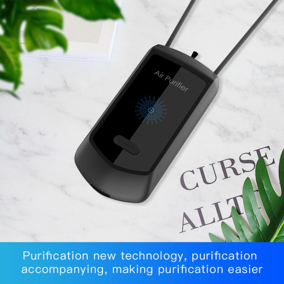 120 Million Negative Ion Air Purifier Mini Hanging Neck Purifier(Black)