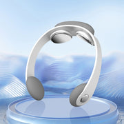 Cervical Spine Massager TENS Microcurrent Pulse Hanging Neck Massage Device(White)