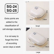 One Week Outdoor Travel Portable Medicine Dispensing Box Mini Airtight Box, Size: Small