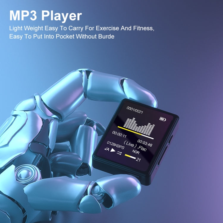 MP3 Music Player Bluetooth 5.0 Ebook Recorder MP4 Walkman 32GB(Black)
