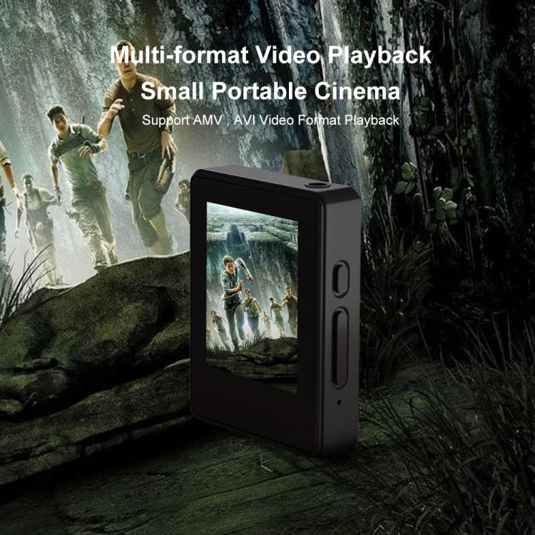 MP3 Music Player Bluetooth 5.0 Ebook Recorder MP4 Walkman 32GB(Black)