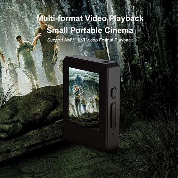 MP3 Music Player Bluetooth 5.0 Ebook Recorder MP4 Walkman 16GB(Black)