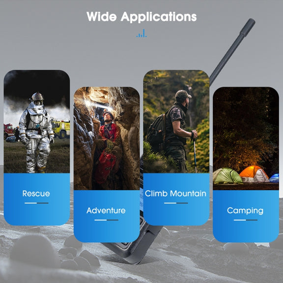 RETEVIS RA89 UV Dual-segment IP68 Water-resistant Dual-guard Dual-standby Walkie Talkie(EU Frequency 144-146/430-440MHz)