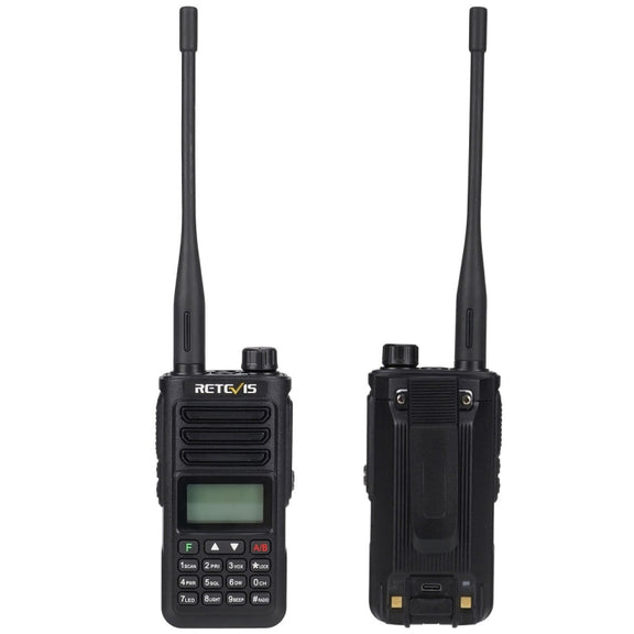 RETEVIS RA89 UV Dual-segment IP68 Water-resistant Dual-guard Dual-standby Walkie Talkie(US Frequency 144-148/420-450MHz)