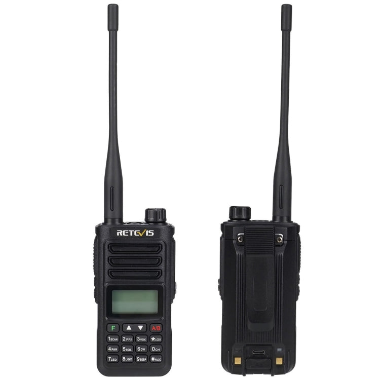 RETEVIS RA89 UV Dual-segment IP68 Water-resistant Dual-guard Dual-standby Walkie Talkie(US Frequency 144-148/420-450MHz)