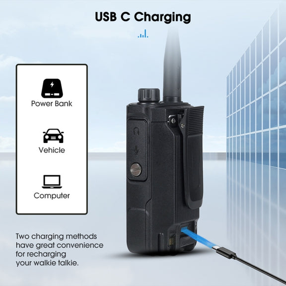 RETEVIS RA89 UV Dual-segment IP68 Water-resistant Dual-guard Dual-standby Walkie Talkie(US Frequency 144-148/420-450MHz)