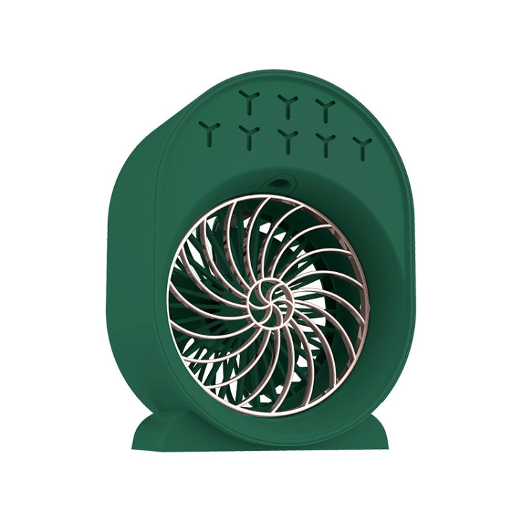 USB Spray Humidification Air Conditioning Fan Small Portable Desktop Air Cooler, Style: Charging (Green) - Electric Fans by PMC TechLife | Online Shopping South Africa | PMC TechLife | Buy Now Pay Later Mobicred