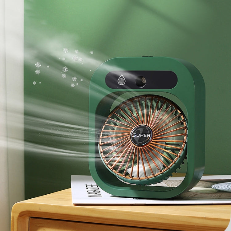 USB Charging Humidification Air Conditioner Fan Nano Spray Desktop Portable Cooling Fan(White) - Electric Fans by PMC TechLife | Online Shopping South Africa | PMC TechLife | Buy Now Pay Later Mobicred