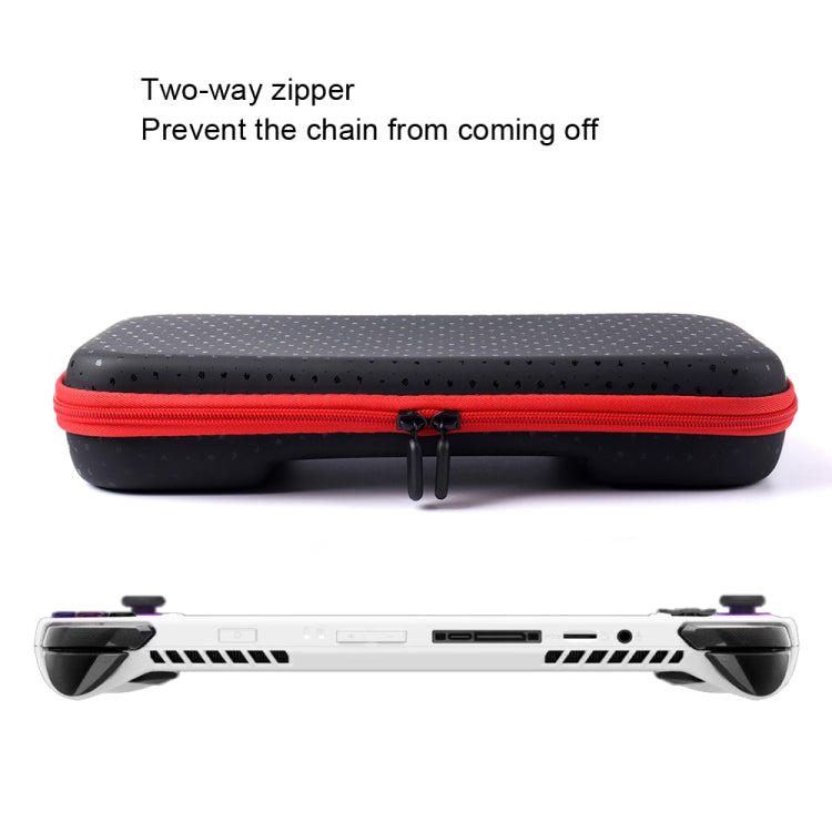 For ASUS ROG Ally Game Console Portable PU Waterproof Storage Box(Red) - Accessories by PMC Jewellery | Online Shopping South Africa | PMC Jewellery | Buy Now Pay Later Mobicred