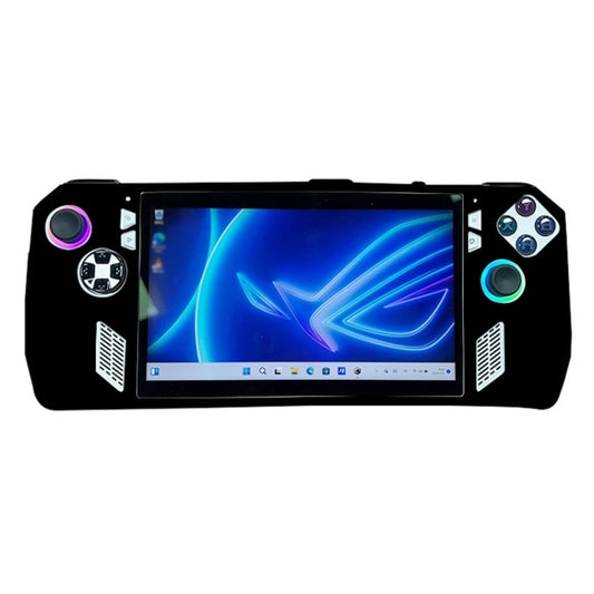 For ASUS ROG Ally Handheld Game Console Silicone Drop-proof Protective Case All-inclusive Case(Black) - Cases by PMC Jewellery | Online Shopping South Africa | PMC Jewellery | Buy Now Pay Later Mobicred