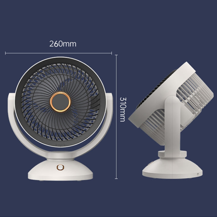 Desktop Air Circulation Upright Night Light Fan Household Rotatable Turbo Fan, Style: Plug-in Model - Electric Fans by PMC TechLife | Online Shopping South Africa | PMC TechLife | Buy Now Pay Later Mobicred