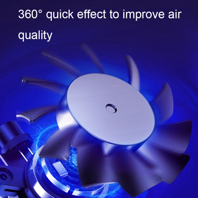 USB Plug-in Home Bedroom Deodorizer Desktop Car Negative Ion Air Purifier(Square)