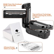 Phomemo PM246S Address Label Printer Thermal Paper Express E-Manifest Printer, Size: US(White)