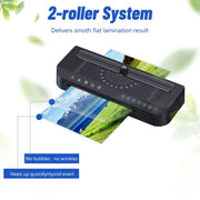 FN338 A4/A5/A6 Photo Laminator With 4 Levels Of Thickness Optional Preheating Alarm(US Plug)
