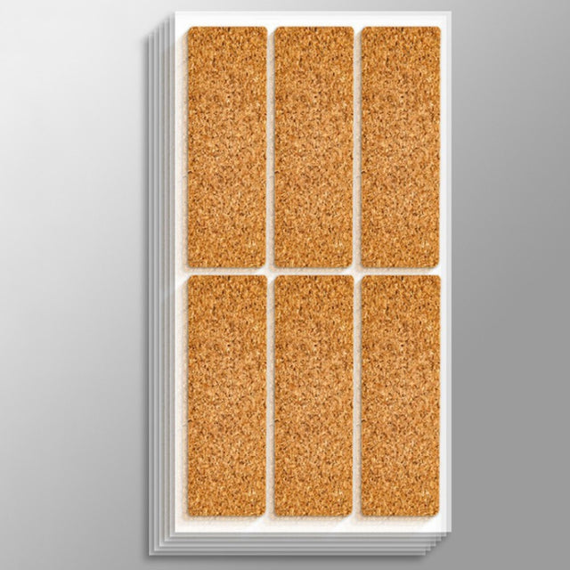 Large Cork 1bag Non-Marking Marker Stickers Kitchen Classification Water-resistant Oilproof Self-Adhesive Vintage Label Stickers