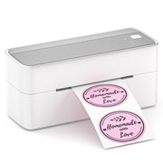 Phomemo PM241-BT Bluetooth Address Label Printer Thermal Shipping Package Label Maker, Size: EU(Silver)