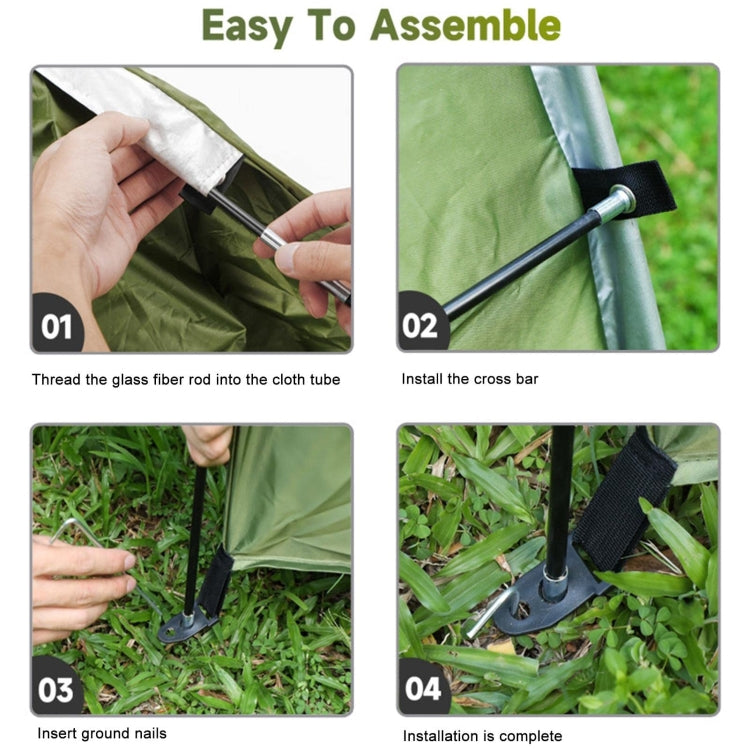 Outdoor Waterproof Bicycle Storage Shed Oxford 210D Heavy Duty Bike Tent(Black) - Tents & Accessories by PMC TechLife | Online Shopping South Africa | PMC TechLife | Buy Now Pay Later Mobicred