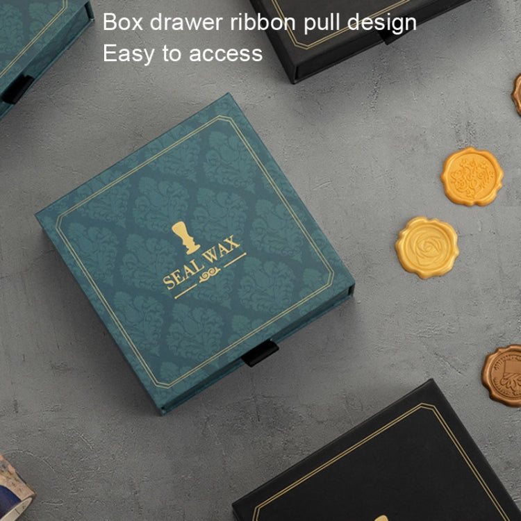 Gift Box Fire Paint Stamp Set Retro Handbook Material Accessories DIY Book Material(Green Box Gift) - Gadgets by PMc TechLife | Online Shopping South Africa | PMc TechLife | Buy Now Pay Later Mobicred