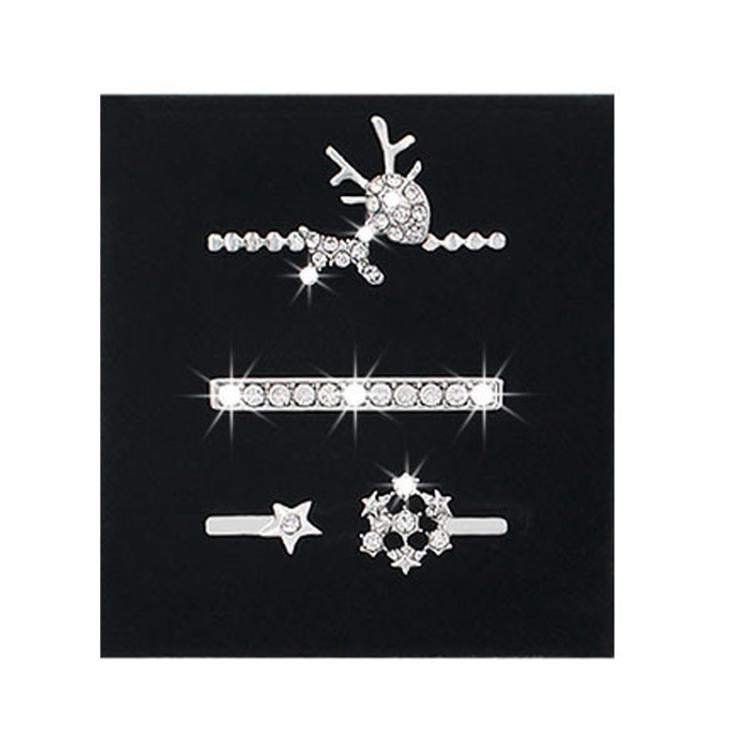 3pcs/Set Smart Watch Silicone Watch Band Decoration Ring(3) - free shipping - PMC TechLife - Order now!