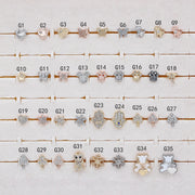 2pcs Watch Silicone Strap Decorative Diamond Buckle Strap Nails, Style: Diamond Hand