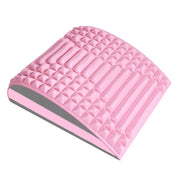 Lumbar Relaxing Massager Spinal Corrective Stretch Exercise Aid, Specification: Color Matching (Pink)